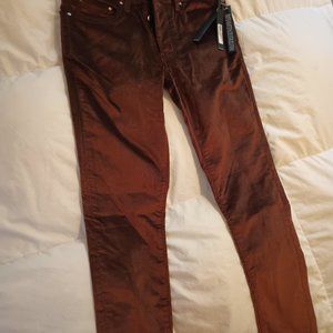 Amiri womens brown skinny jeans